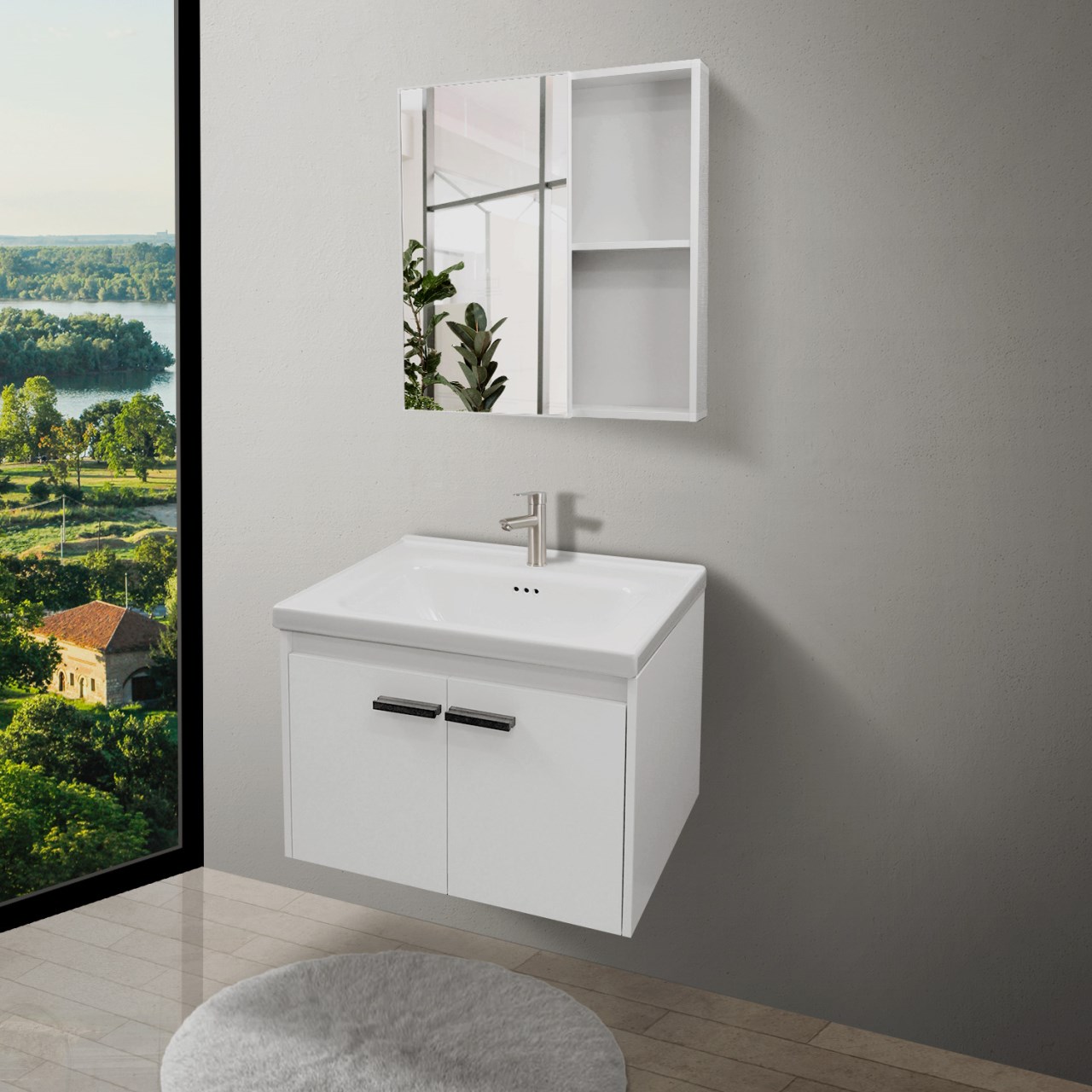 6000雅奢白鏡浴櫃