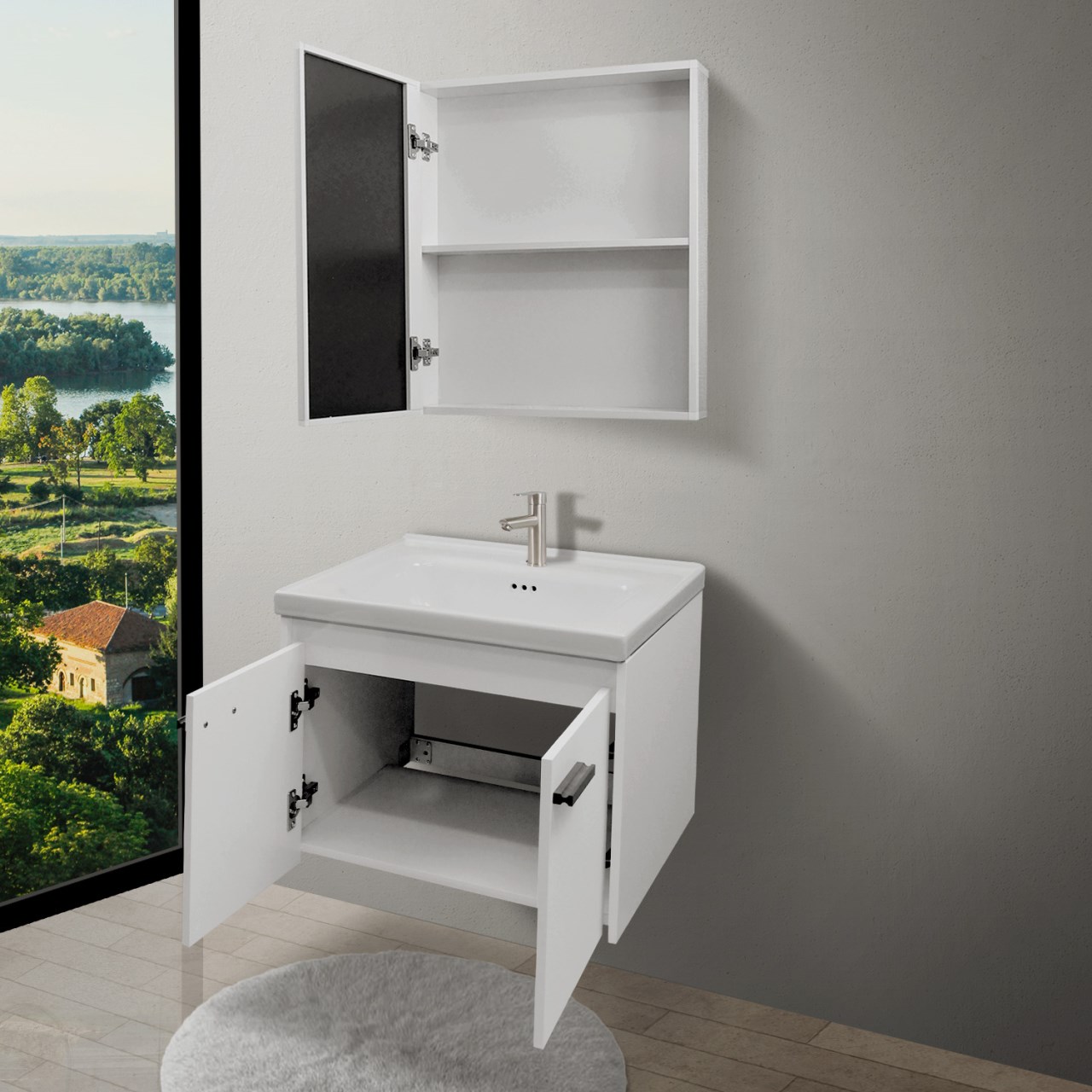 6000雅奢白鏡浴櫃