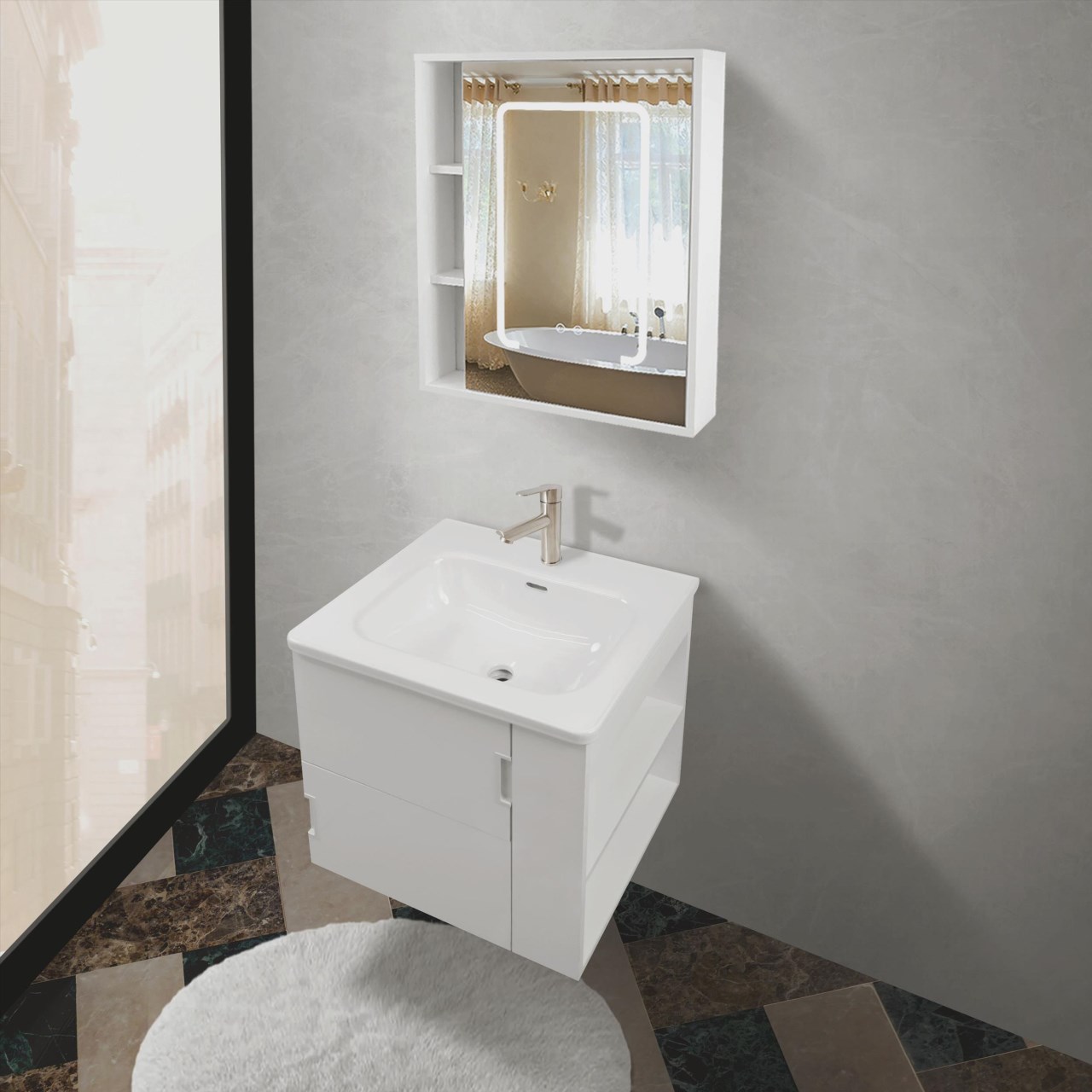 6565流光多功能發泡板鏡浴櫃